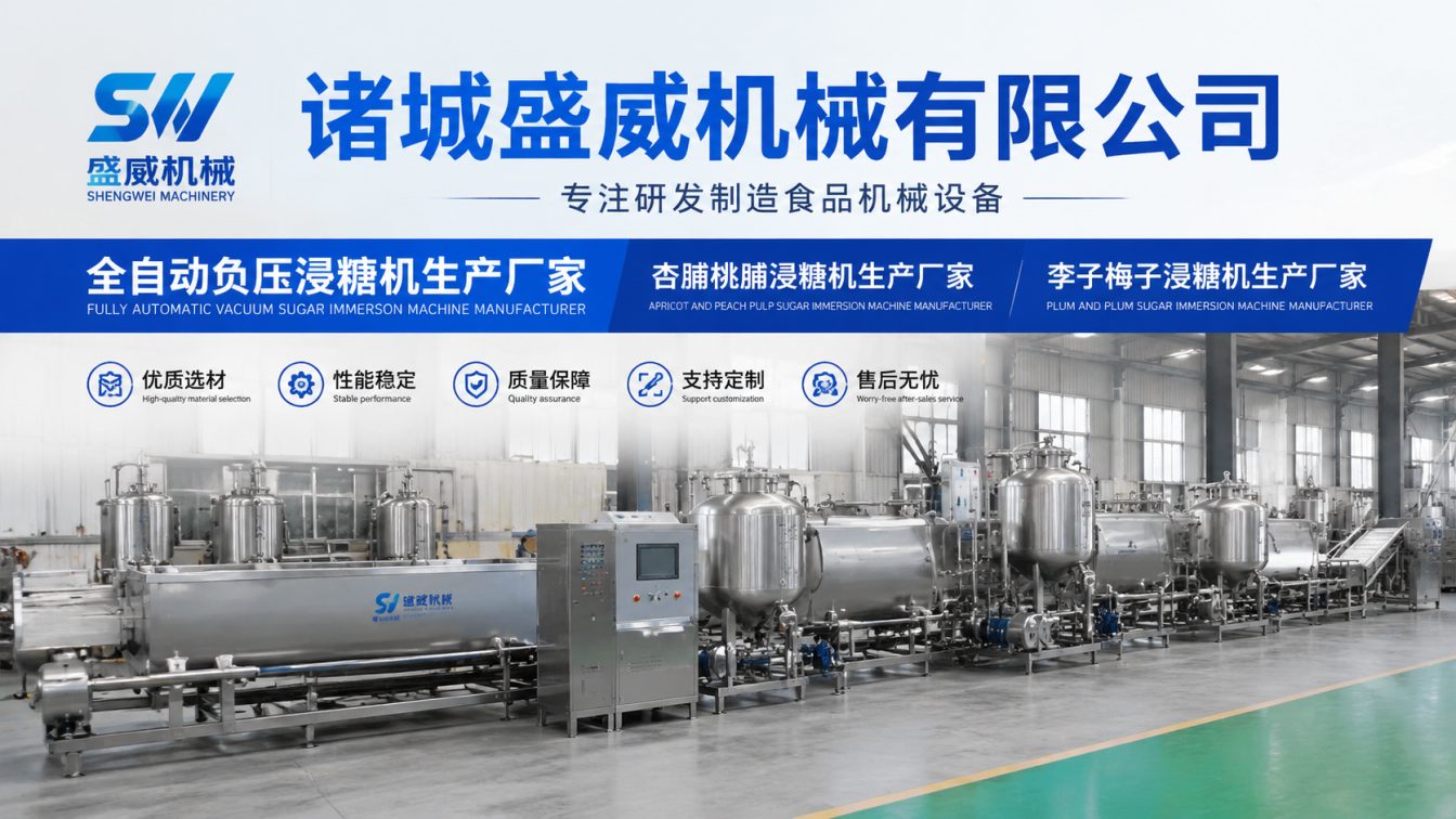 延安为果脯加工提供负压浸糖方案